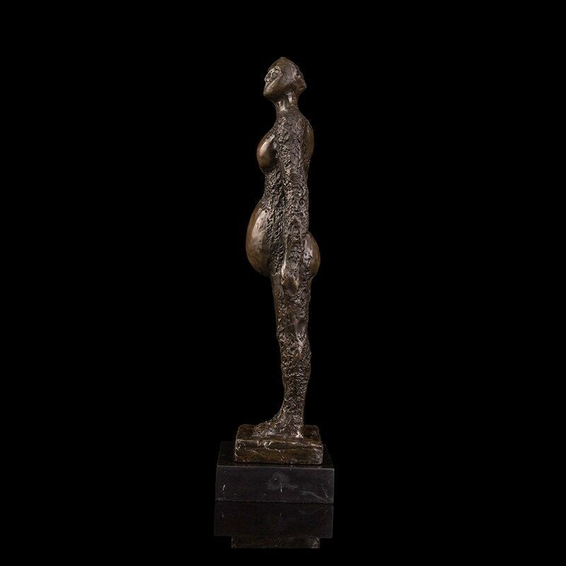 Estátua africana Mulheres grávidas modernas