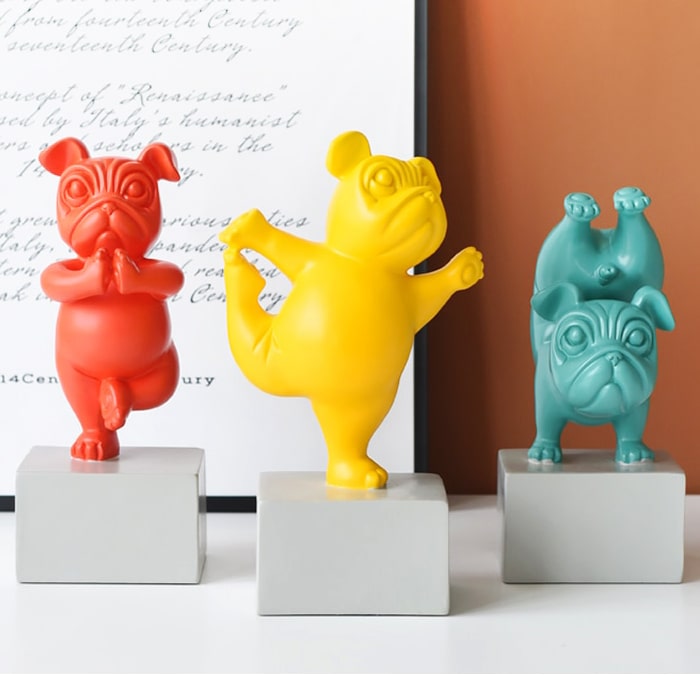 Estátua Bulldog Le Molosse Français