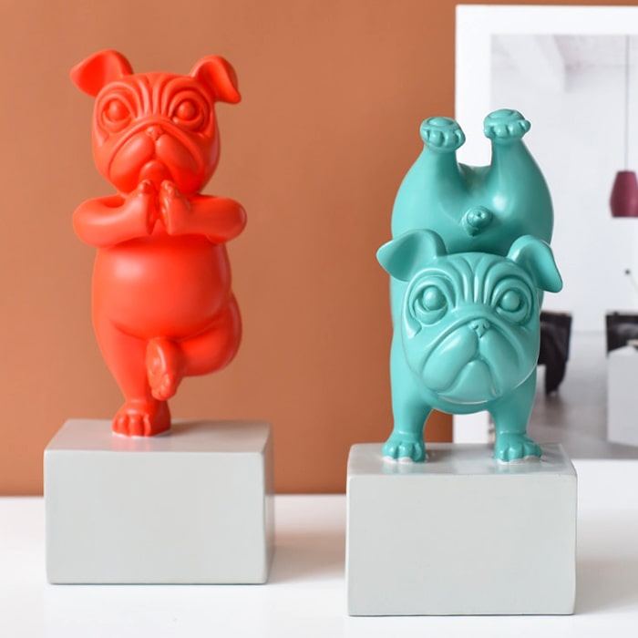 Estátua Bulldog Le Molosse Français