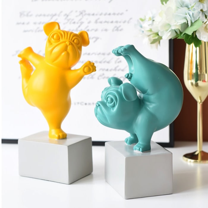 Estátua Bulldog Le Molosse Français