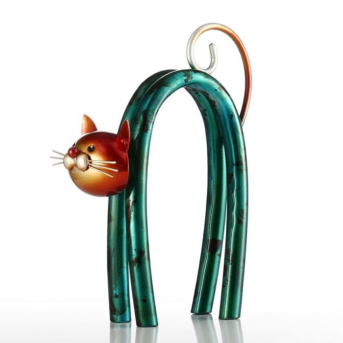 Estátua de gato de gato matou
