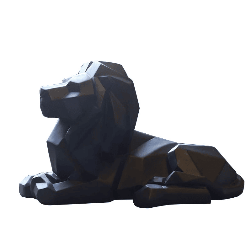 Estátua de leão rei poderoso