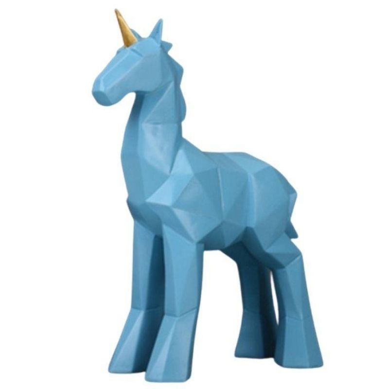 Estátua de Licorne Origami