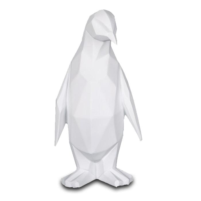 Estátua de origami pingouin