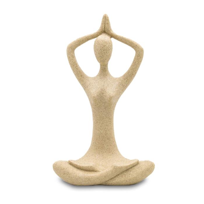 Estátua mulher de ioga família