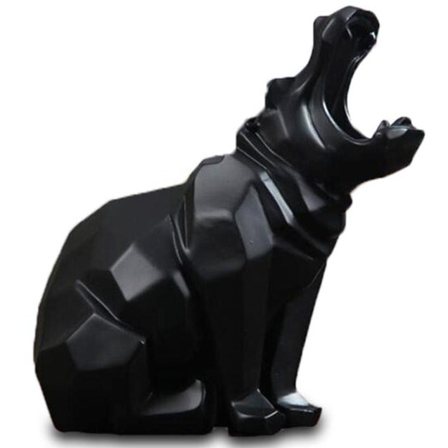 Rinoceronte de estátua de origami