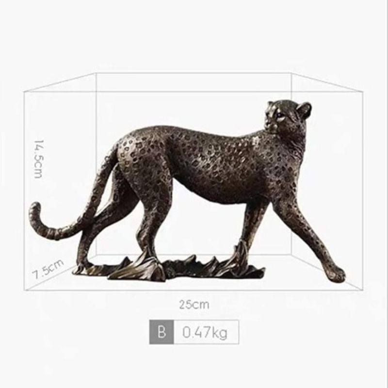 Decoração de resina Pantera de Estátua