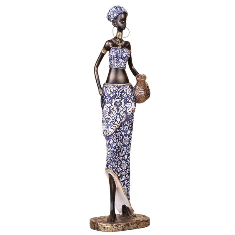Estátua africana esbelta