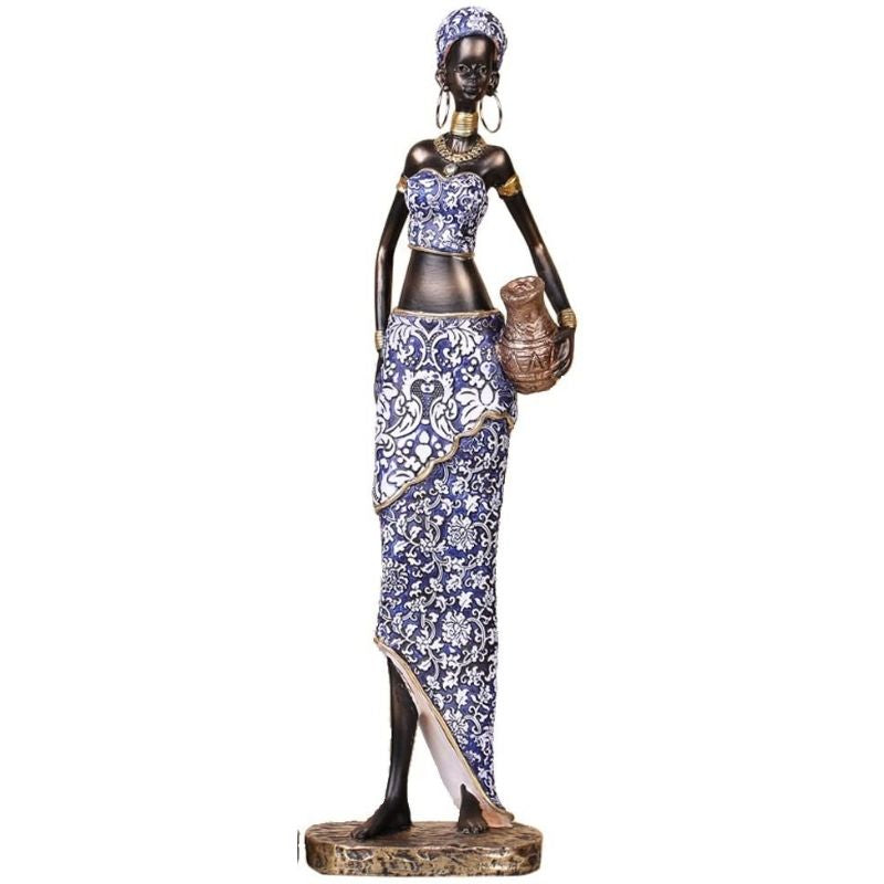 Estátua africana esbelta