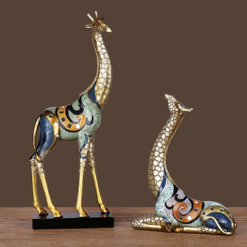 Estátua africana Girafon