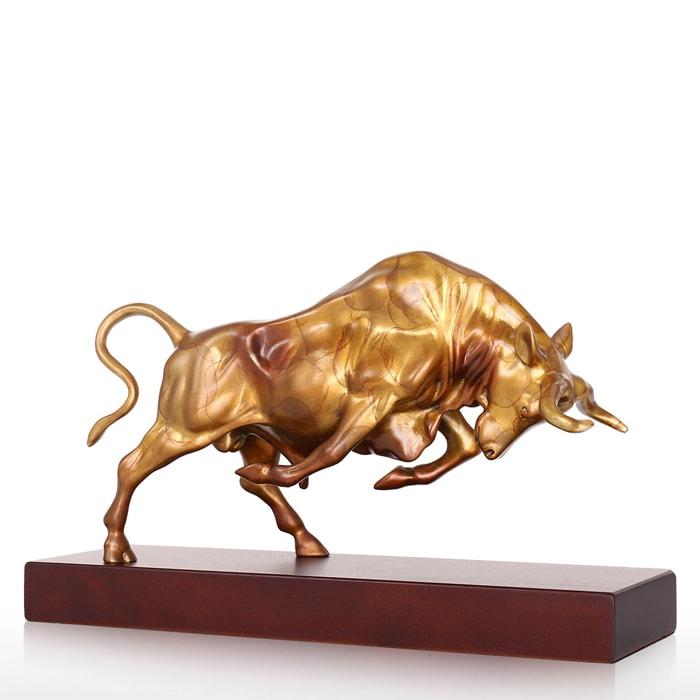 Estátua Bronze Rabid Bull