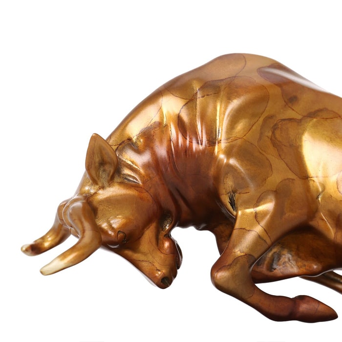 Estátua Bronze Rabid Bull