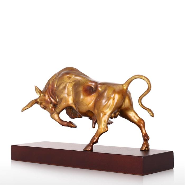 Estátua Bronze Rabid Bull