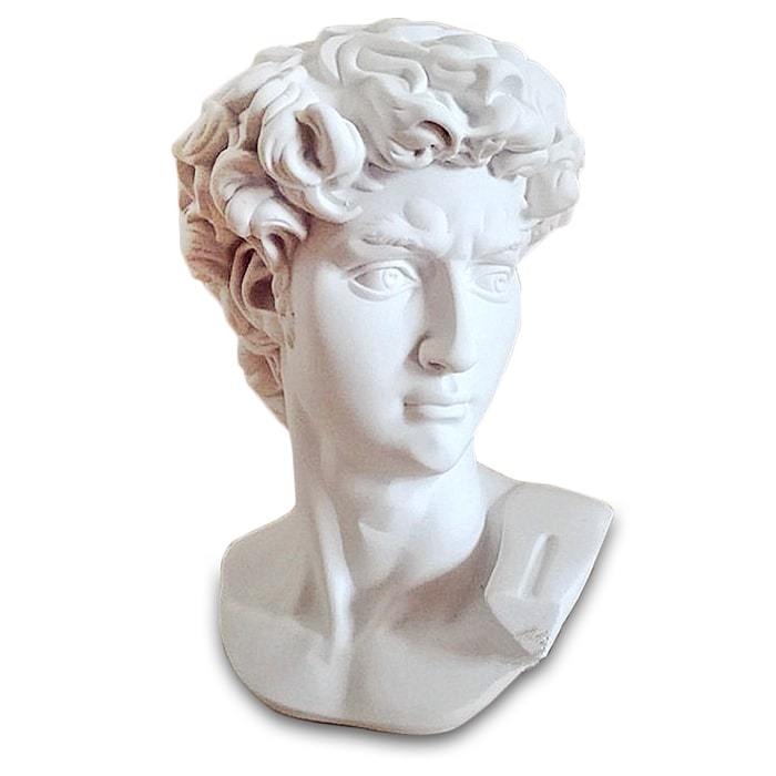Estátua da cabeça grega