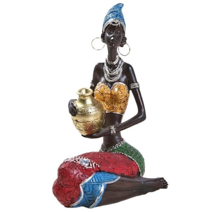 Estátua das mulheres africanas tradicionais