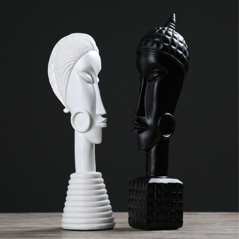 Estátua de arte africana negra