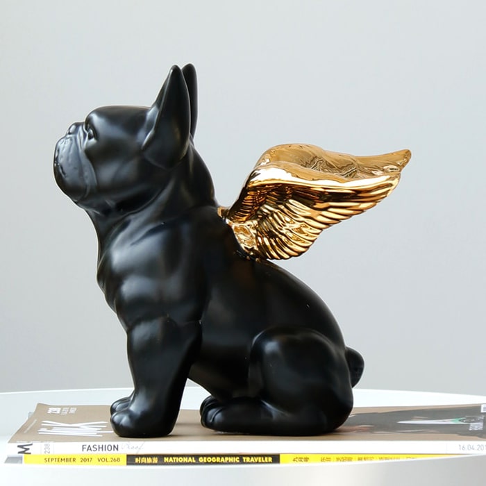 Estátua de Bulldog Winged