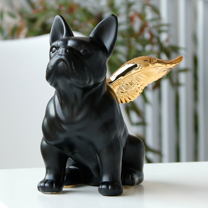 Estátua de Bulldog Winged