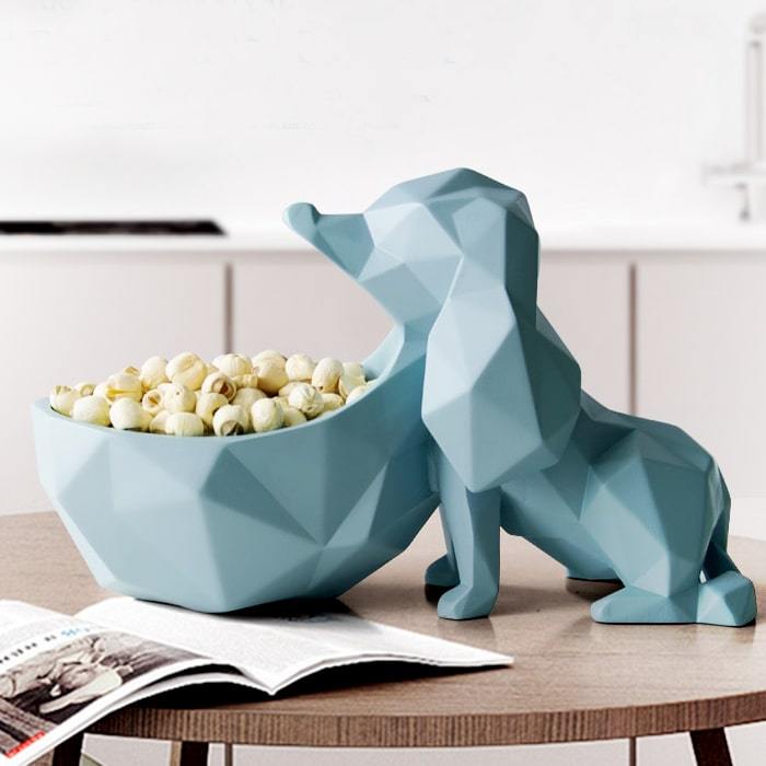 Estátua de cão de design