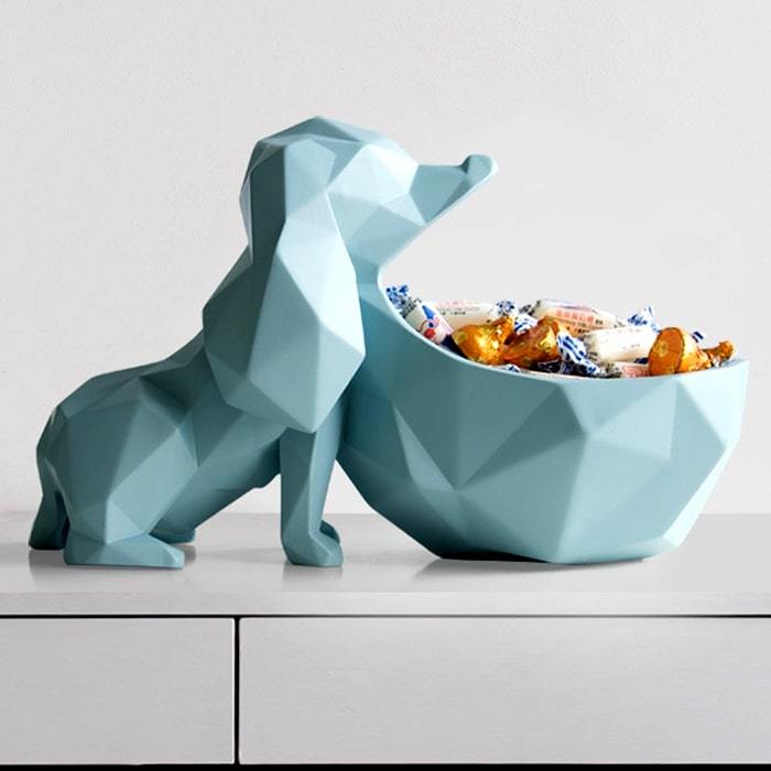 Estátua de cão de design