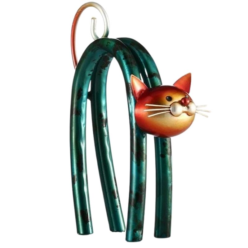 Estátua de gato de gato matou