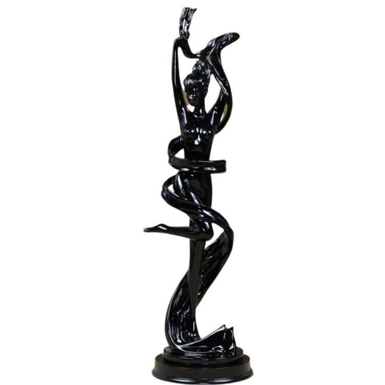 Estátua de mulher sexy preta