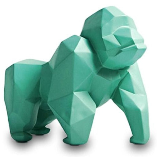 Estátua de origami Monsieur Gorille