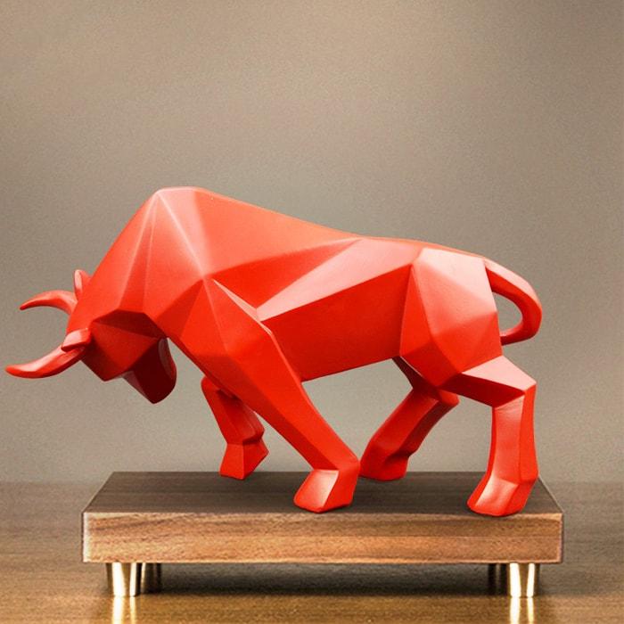Estátua de Taureau Red de Origami
