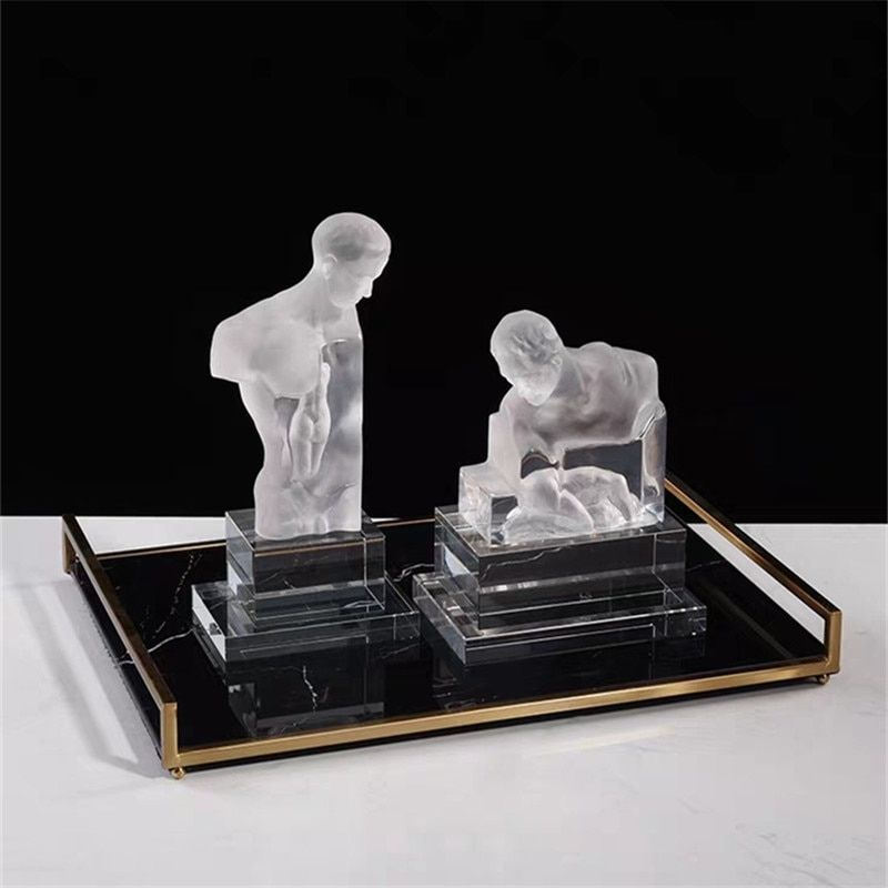 Estátua do homem transparente