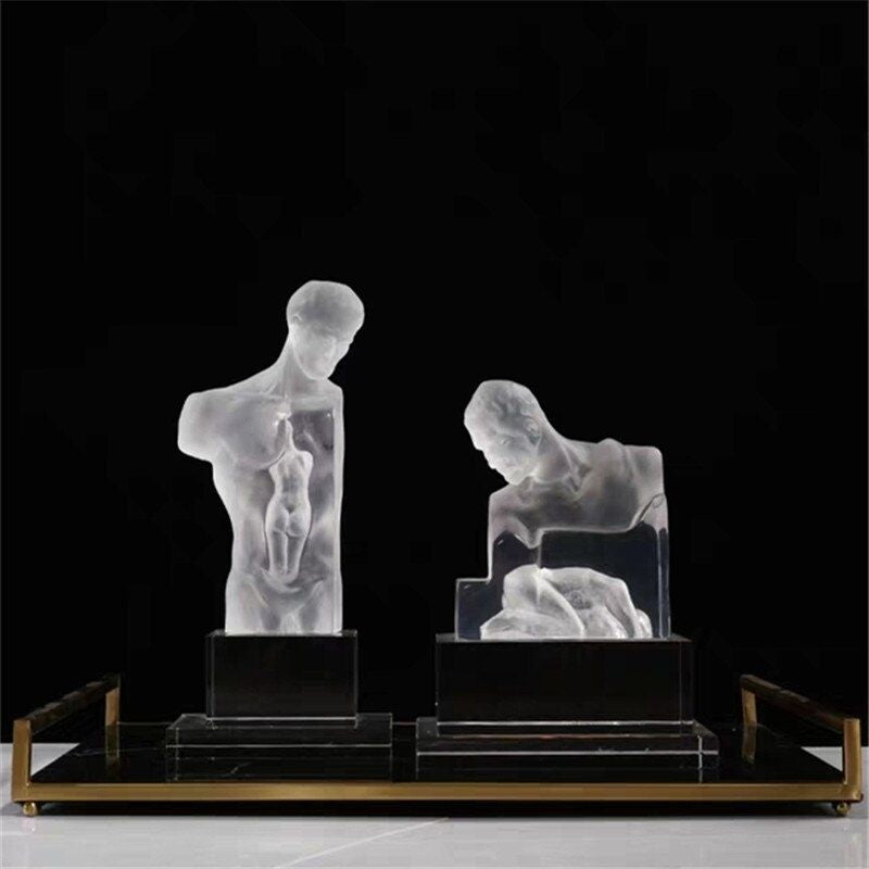 Estátua do homem transparente