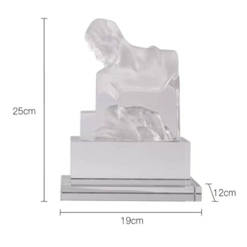 Estátua do homem transparente