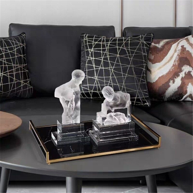 Estátua do homem transparente