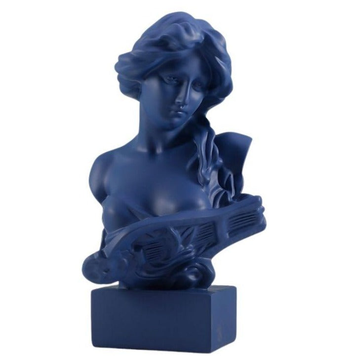 Estátua grega deusa azul