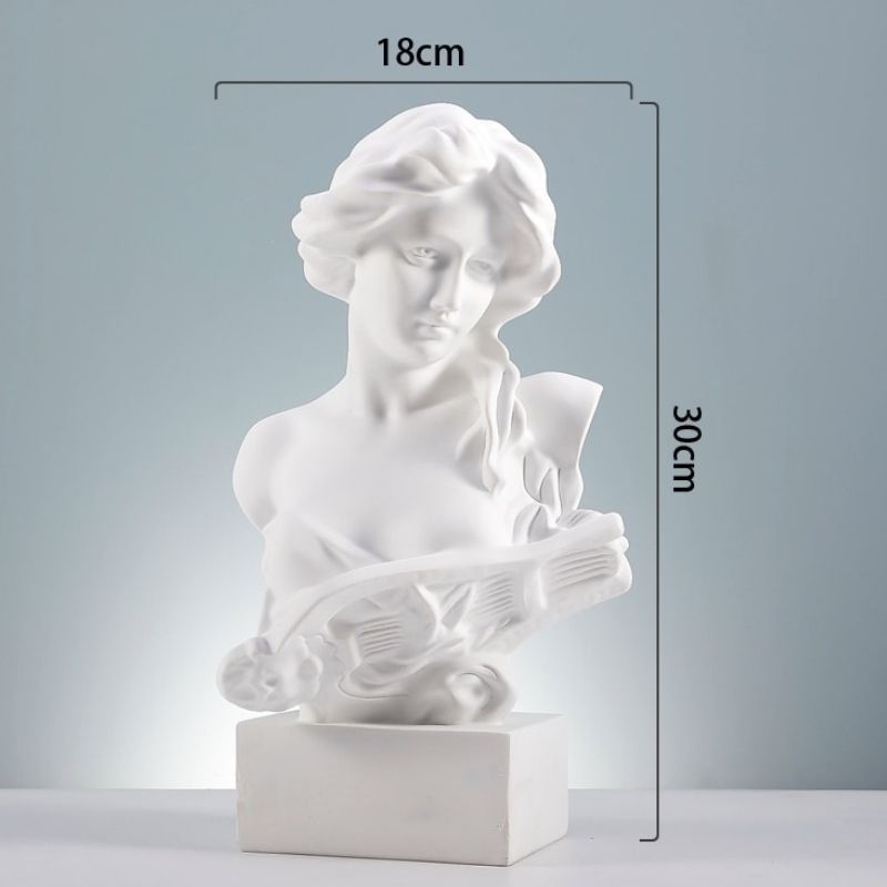 Estátua Grega deusa branca
