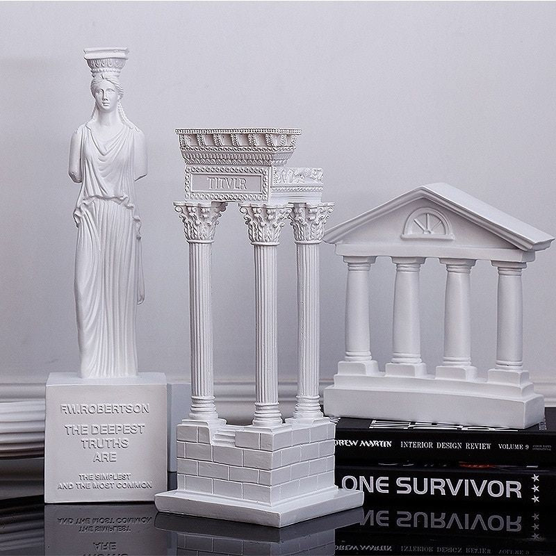 Estátua Grega Fundo Branco