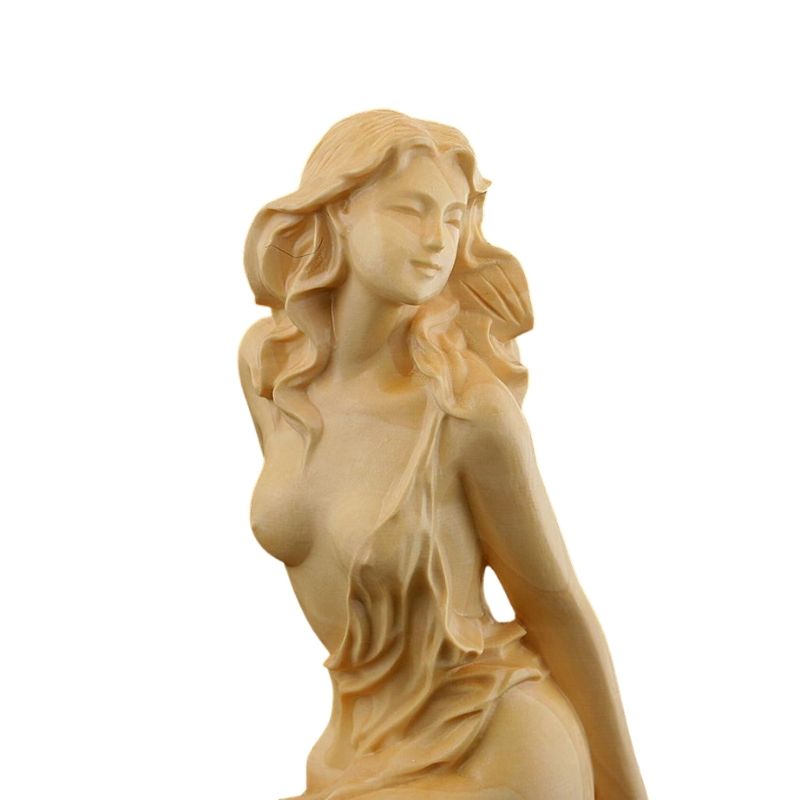 Estátua Grega Mulher Madeira