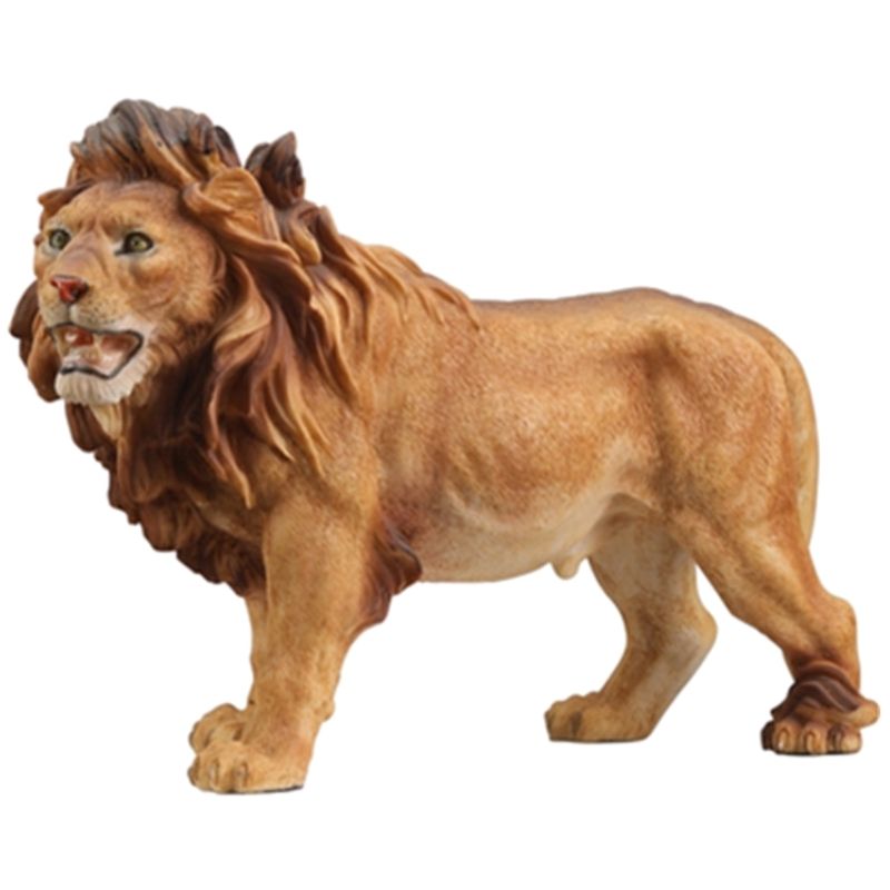 Estátua Lion Standing Resina