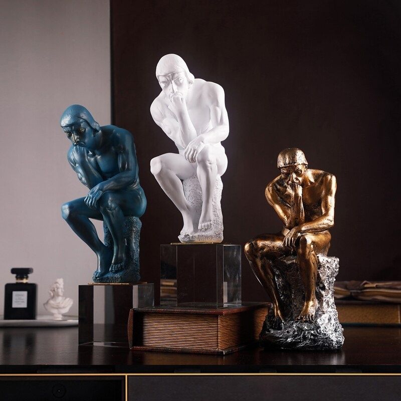 Estátua romana homens marrons