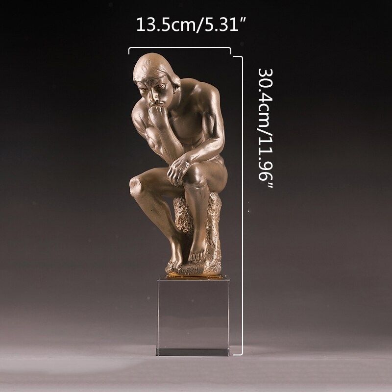 Estátua romana homens marrons