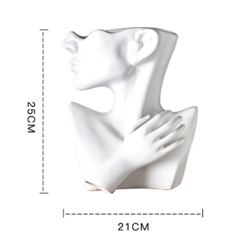 Estátua vaso da mulher