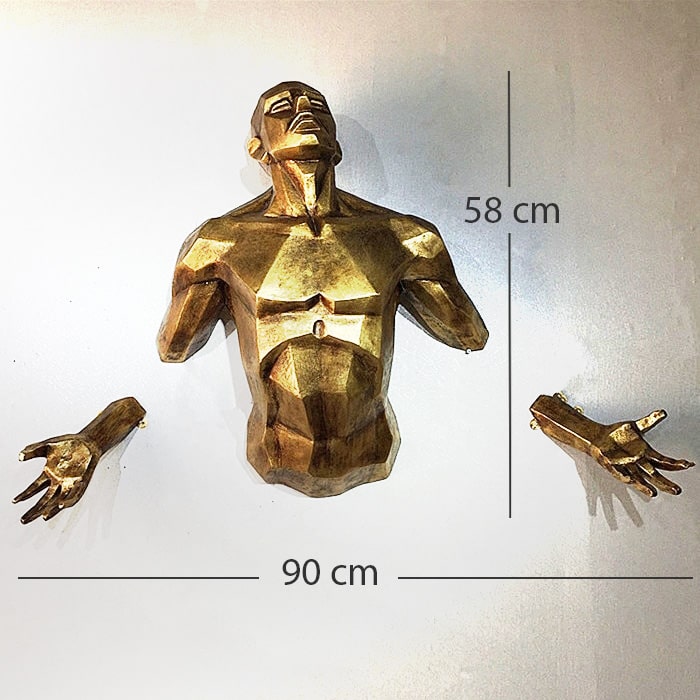 Homem que sai da parede