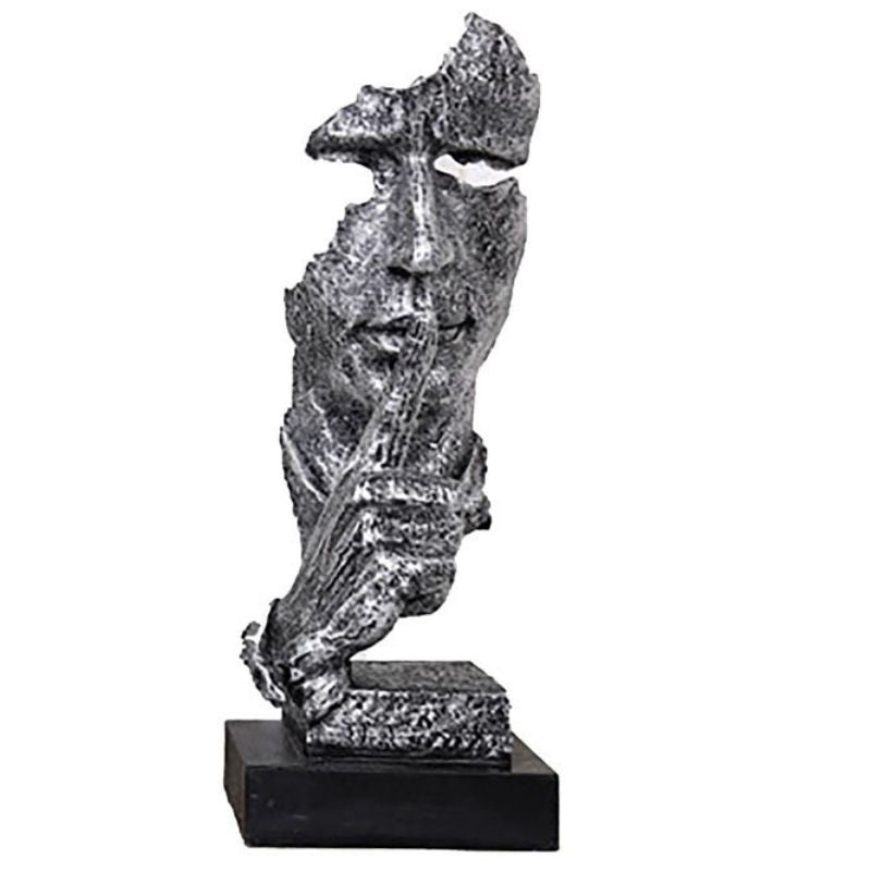 Silver Man estátua Hush